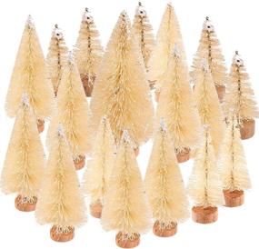 img 4 attached to Yiphates Christmas Artificial Tabletop Decoration Seasonal Decor for Trees