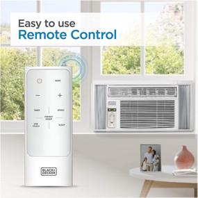 img 3 attached to Energy Efficient White Window Air Conditioner by BLACK+DECKER BD12WT6 - 12000 BTU, Remote Control, Cools Up to 550 Square Feet