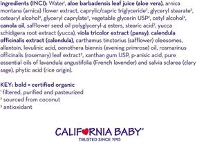 img 1 attached to 🌿 California Baby Aloe & Arnica Cream: Gentle Hydration for Sensitive Skin - Babies, Kids, and Adults | Pure Essential Oils, Softening Formula | 2oz.