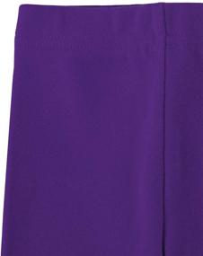 img 2 attached to 👧 Cozy & Stylish: Yawning Kids Comfortable Purple Leggings for Girls – Sizes L