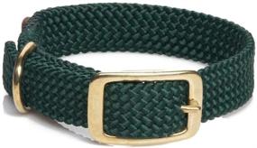 img 1 attached to Mendota Pet Double Braid Brass Dog Collar - Superior Quality, Made in the USA