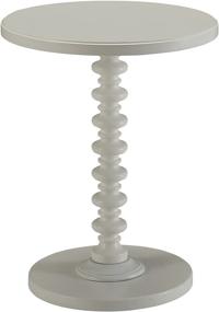 img 3 attached to ACME Furniture Acton Side Table in White - One Size