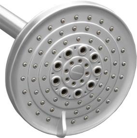 img 4 attached to 🚿 ShowerMaxx Luxury Spa Series - 6 Spray Settings, 5 Inch High Pressure Shower Head with Adjustable Settings in Polished Chrome Finish - MAXX-imize Your Shower Experience
