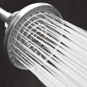 img 3 attached to 🚿 ShowerMaxx Luxury Spa Series - 6 Spray Settings, 5 Inch High Pressure Shower Head with Adjustable Settings in Polished Chrome Finish - MAXX-imize Your Shower Experience