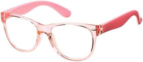 img 3 attached to 👓 Braylenz 2 Pack Kids Blue Light Blocking Glasses Boys Girls, Anti Eye Strain &amp; Headache, Durable Frame, Age 3-12 (Clear Purple+Clear Pink)