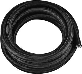 img 3 attached to 🔗 High-Quality 12ft 6AN Fuel Line Hose with Stainless Steel Tube - Complete Kit with Rotary Swivel Hose Ends, Fuel Tank Adapters: AN-10 to AN-6