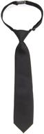 retreez solid matte microfiber pre tied neckties for boys - enhancing seo logo