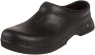 👞 skechers oswald balder slip-on clogs for men logo