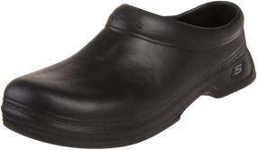 img 4 attached to 👞 Skechers Oswald Balder Slip-On Clogs for Men