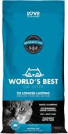 🐱 top-rated cat litter by world's best logo