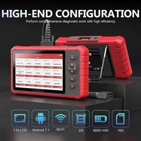 img 1 attached to LAUNCH CRP909X Diagnostic Scan Tool (2021 New Elite Ver.) Full System OBD2 Scanner with 15 Reset Functions, 7 Inch Touch Screen, Oil Reset, EPB, BMS, ABS Bleeding, TPMS, Auto VIN, and EL-50448 Tool as a Gift
