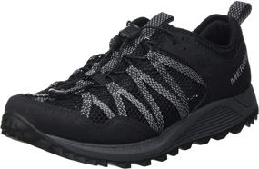 img 4 attached to Merrell Wildwood Aerosport Water Black Men's Shoes in Athletic