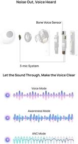 img 1 attached to 🎧 Huawei FreeBuds Pro Earbuds with Advanced Noise Cancellation, Bluetooth 5.2, and 3-Mic System for iOS and Android (Carbon Black)