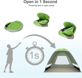 img 2 attached to G4Free Upgraded Pop Up Beach Tent: The Ultimate 2-3 Person Automatic Sunshade Canopy for Outdoor Adventures!