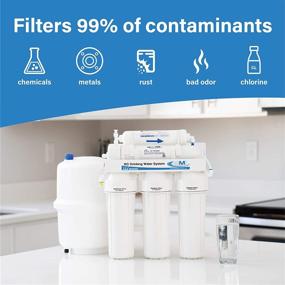 img 1 attached to 💧 Enhance Your Water Quality with Replacement Filters for Reverse Osmosis Filtration Systems