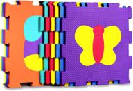 🧩 interlocking playmat puzzle set: animals rubber puzzles logo