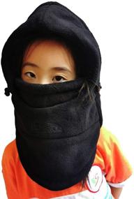 img 4 attached to Leories Cold Weather Accessories for Boys - Winter Windproof & Adjustable