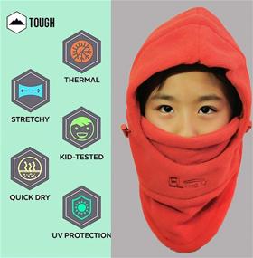img 3 attached to Leories Cold Weather Accessories for Boys - Winter Windproof & Adjustable