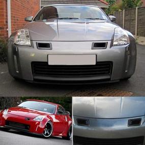 img 3 attached to 🚗 Улучшите ваш Nissan 350Z Z33 2003-2009 с помощью настоящего карбонового воздушного воздухозаборника бампера Terisass (левая сторона)