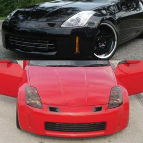 img 2 attached to 🚗 Улучшите ваш Nissan 350Z Z33 2003-2009 с помощью настоящего карбонового воздушного воздухозаборника бампера Terisass (левая сторона)