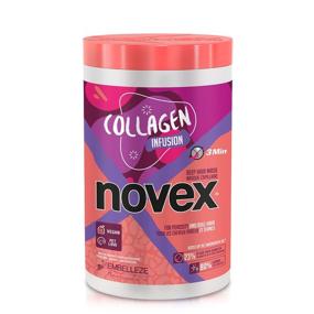img 4 attached to 💇 Transform Your Hair with NOVEX Collagen Infusion Hair Mask - 35 oz for Stronger, Thicker, and Shinier Locks