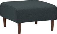 rivet mid century ottoman dark grey logo