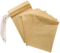 🍵 jiang tea bags – 100pcs empty filter bags for loose tea, disposable infuser with drawstring, original color filter paper – 2.75x3.54inch/7x9centimeter logo