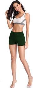 img 1 attached to 🩳 Stay Comfortable and Stylish with CADMUS Women's High Waist Stretch Athletic Workout Shorts with Pocket