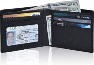 top-rated minimalist wallets with blocking security for men's accessories: wallets, card cases & money organizers logo