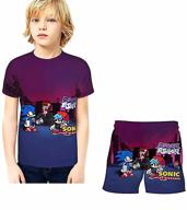 fashion t shirt shorts clothes girls 130 boys' clothing logo