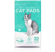 🐾 peritas cat pads: super absorbent, leak proof refills for breeze tidy cat litter system (20 count) logo