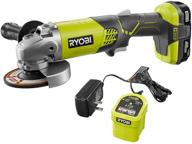 ryobi one аккумуляторная угловая шлифовальная машина логотип