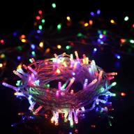 49ft 100 led string light christmas lights, waterproof & extendable fairy light with timer plug (30v) for home decoration, christmas tree, wedding party, room, indoor wall decoration - multicolor, 8 modes логотип