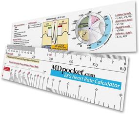 img 1 attached to 💓 Accurate EKG Heart Rate Calculator Ruler: Simplify Heart Rate Measurements