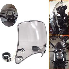 img 4 attached to GUAIMI Windscreen Round Headlight Windshield Sportster Motorcycle & Powersports