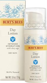 img 4 attached to Burt's Bees Intense Hydration Day Lotion, Moisturizing Facial Lotion, 1.8 Ounce (Packaging May Vary)