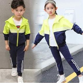 img 3 attached to Toddler Sweatshirt Jackets Outfits Clothing Boys' Clothing at Clothing Sets
