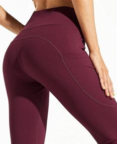 img 1 attached to 🔥 Warm & Stylish: Libin Women's Fleece Lined Leggings with High Waist, Pockets, and Thermal Technology for Winter Yoga & Running