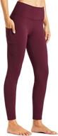 🔥 warm & stylish: libin women's fleece lined leggings with high waist, pockets, and thermal technology for winter yoga & running logo