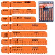 🪚 luckyway 28-piece assorted t-shank jig saw blades set for cutting wood, plastic, and metal logo