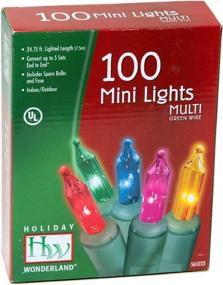 img 4 attached to 🎄 Holiday Wonderland #565223: Illuminate Your Christmas with 100-Count Multi Color Christmas Light Set