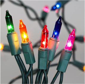 img 3 attached to 🎄 Holiday Wonderland #565223: Illuminate Your Christmas with 100-Count Multi Color Christmas Light Set