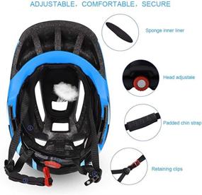 img 3 attached to 🚲 Lixada Kids Bike Helmet - Adjustable & Detachable Full Face Cycling Helmet for Children Bicycle, Skateboard, Scooter - Protective Gear (20.5-22 Inches)