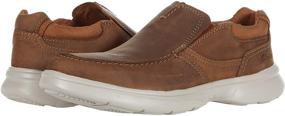 img 1 attached to Premium Stone Leather Men's Shoes: Clarks Bradley Free Loafers & Slip-Ons