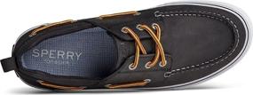img 1 attached to Sperry Bahama 3 Eye Leather Black Men's Loafers & Slip-Ons