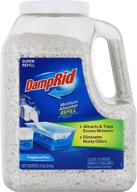 🌬️ damprid mega moisture absorber refill container - fragrance free (7.5 lb.) - ideal for basements & large areas. get fresher, cleaner air! logo