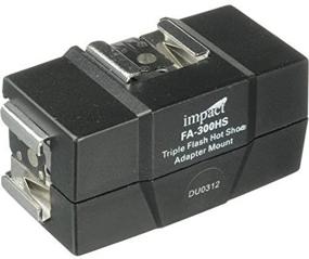 img 3 attached to 🔦 Освещение вашего мира: адаптер крепления вспышек на тройной штанге Impact FA-300HS без ограничений