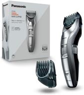 🧔 panasonic er-gc71 men's beard trimmer: cordless/corded operation, 2 comb attachments, 39 adjustable trim settings, washable logo