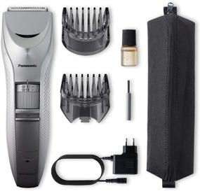 img 2 attached to 🧔 Panasonic ER-GC71 Men's Beard Trimmer: Cordless/Corded Operation, 2 Comb Attachments, 39 Adjustable Trim Settings, Washable