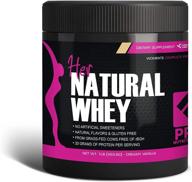 whey protein powder for women - promotes weight loss & lean muscle development - low carb - gluten free - grass fed & rbgh hormone free (creamy vanilla, 1 lb) logo